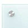 vidaXL Dosseret de cuisine Blanc 100x60 cm Verre trempé