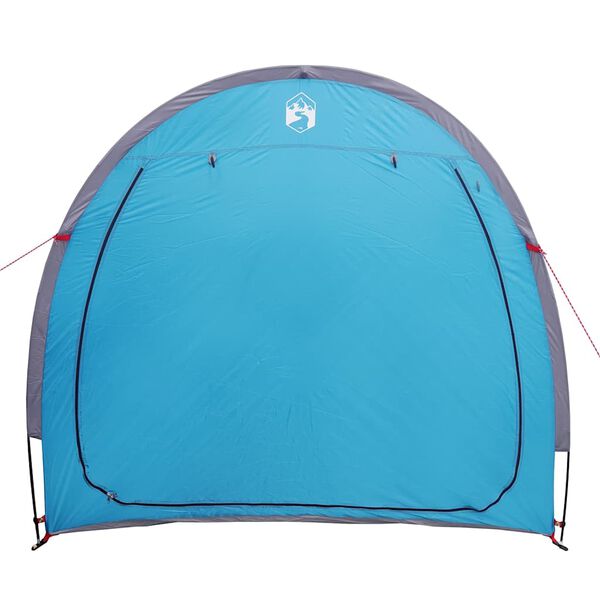 vidaXL Tente de rangement pour v&eacute;los avec toit Bleu 210 x 90 x 174 cm