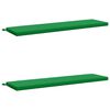 vidaXL Coussins de Banc SOEST 2 pc 100 % polyester Vert