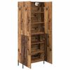 vidaXL Haut Armoire Bois Ancien 69,5 x 34 x 180 cm Bois d'ing&eacute;nierie
