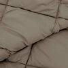 vidaXL Duvet d'hiver Gris clair 200 x 140 cm Microfibre