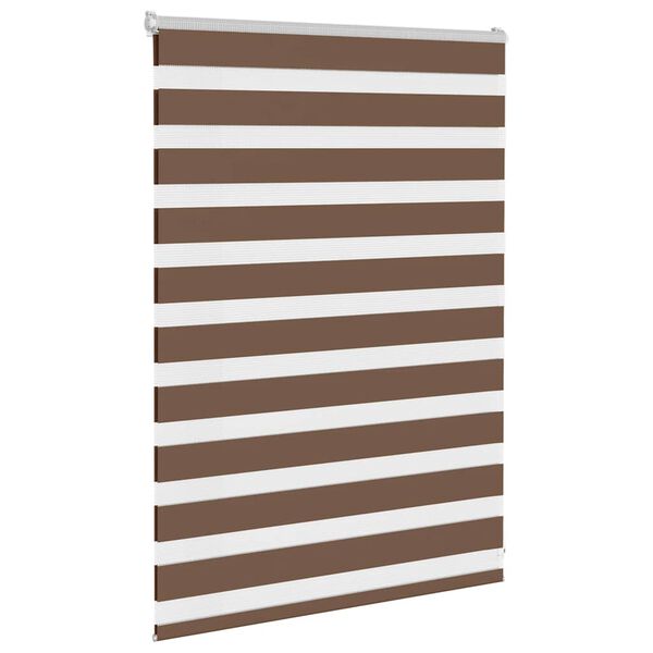vidaXL Store z&egrave;bre marron 105x100cm largeur du tissu 100,9cm polyester