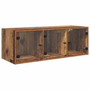 vidaXL Meuble mural Bois Ancien 102 x 37 x 35 cm Bois d'ing&eacute;nierie