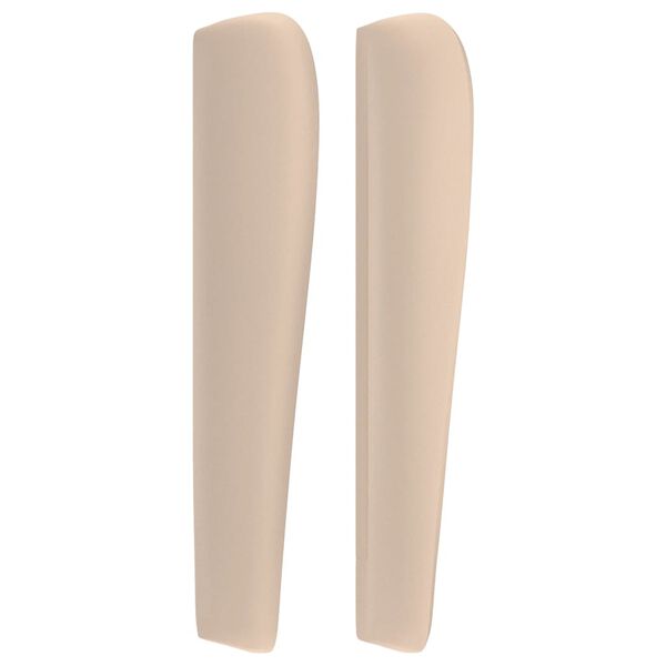 vidaXL T&ecirc;te de lit avec oreilles Cappuccino 83x23x118/128cm Similicuir