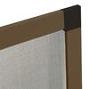 vidaXL Moustiquaire pour fen&ecirc;tres Marron 100x120 cm