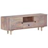 vidaXL Meuble TV 118x30x40 cm Bois d'acacia massif