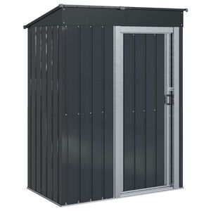vidaXL Cabanons de jardin Anthracite 137 x 81 x 180 cm M&eacute;tал