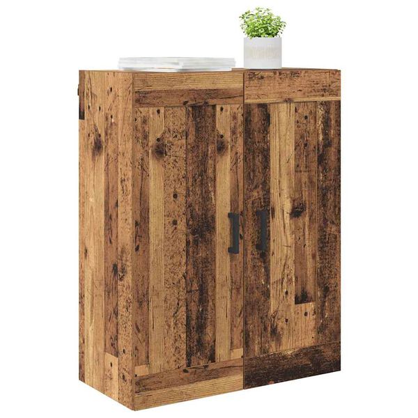vidaXL Meuble mural Bois Ancien 69,5 x 34 x 90 cm Bois d'ing&eacute;nierie