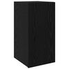 vidaXL Meuble TV mural 30,5 x 30 x 60 cm Ch&ecirc;ne noir Bois d'ing&eacute;nierie