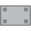 vidaXL Tableau noir magnétique mural Noir 40x30 cm Verre trempé