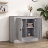 vidaXL Buffet sonoma gris 70x35,5x67,5 cm bois d'ing&eacute;nierie