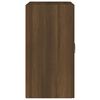 vidaXL Armoire murale Chêne marron 60x31x60 cm Bois d'ingénierie