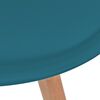 vidaXL Chaises à manger lot de 4 Turquoise Plastique