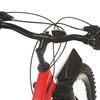 vidaXL V&eacute;lo de montagne 21 vitesses Roues de 26 pouces 36 cm Rouge