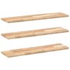 vidaXL &Eacute;tag&egrave;res flottantes 3 pcs 100x20x2 cm acacia massif non trait&eacute;