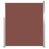 vidaXL Auvent latéral rétractable de patio 170x300 cm Marron