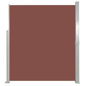 vidaXL Auvent lat&eacute;ral r&eacute;tractable de patio 170x300 cm Marron