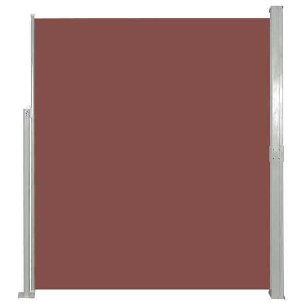 vidaXL Auvent latéral rétractable de patio 170x300 cm Marron