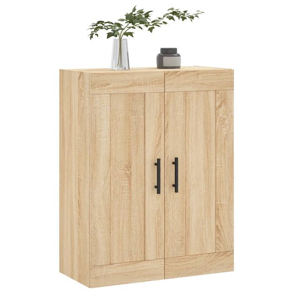 vidaXL Armoire murale ch&ecirc;ne sonoma 69,5x34x90 cm bois d'ing&eacute;nierie