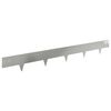 vidaXL Bordure de Pelouse 10 pc 100 x 12 cm Acier Argent&eacute;
