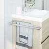 vidaXL Porte-serviettes Argent 40 x 9 x 4 cm Acier inoxydable