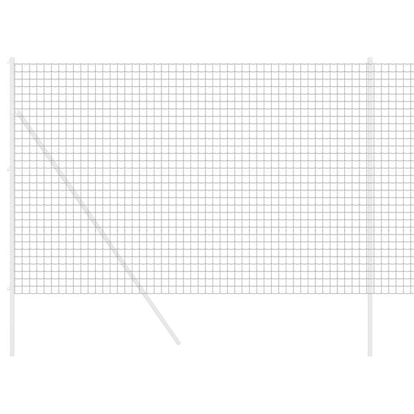 vidaXL Clôture Euro Gris 1.5 x 10 m Fer revêtu de PVC