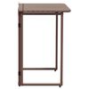 VidaXL Table de jardin pliante marron 90 x 51 x 75 cm polyrotin