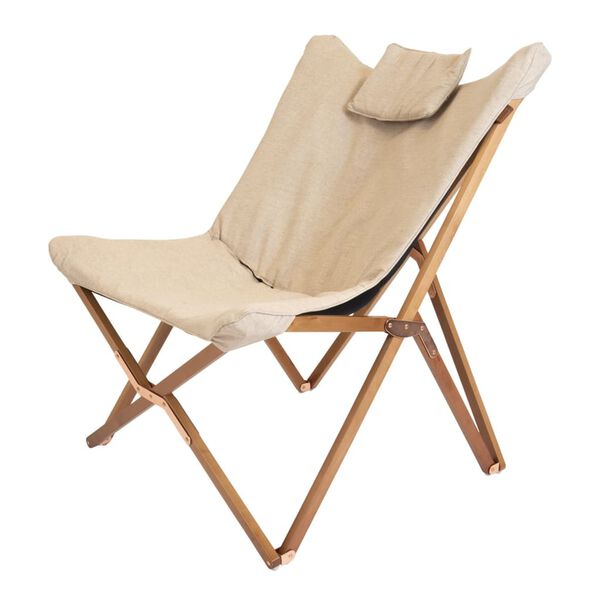 Bo-Camp Chaise de d&eacute;tente Bloomsbury L Beige