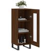 vidaXL Buffet Ch&ecirc;ne marron 34,5x34x90 cm Bois d'ing&eacute;nierie