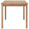 vidaXL Table à dîner de jardin 160x80x77 cm Bois de teck solide