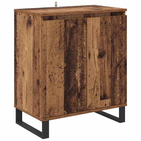 vidaXL Buffet Bois Ancien 60 x 35 x 70 cm Bois d'ing&eacute;nierie