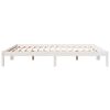 vidaXL Cadre de lit extra long sans matelas 200x220 cm bois massif pin