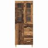 vidaXL Haut Armoire Bois Ancien 69,5 x 34 x 180 cm Bois d'ing&eacute;nierie