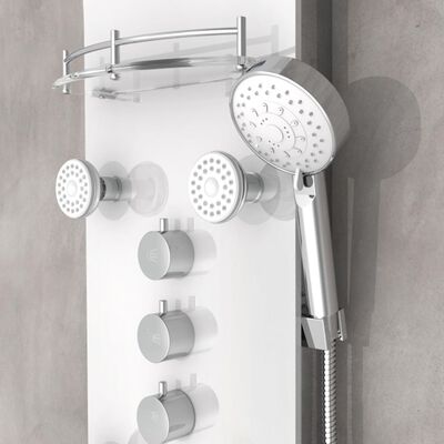 EISL Panneau de douche avec mitigeur KARIBIK blanc