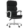 vidaXL Fauteuil inclinable de bureau noir similicuir