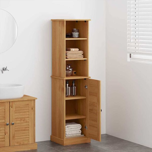 vidaXL Ensemble de mobilier de salle de bain avec &eacute;tag&egrave;re VIGO 2 pcs