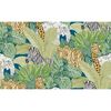 Noordwand Papier peint Good Vibes Jungle Animals Vert et noir