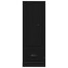 vidaXL Haut Armoire Ch&ecirc;ne noir 36 x 35,5 x 103,5 cm Bois d'ing&eacute;nierie