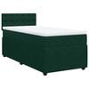 vidaXL Sommier &agrave; lattes de lit avec matelas Vert fonc&eacute; 90x190 cm