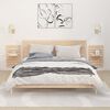 vidaXL Étagères de chevet murales 2 pcs Bois de pin massif