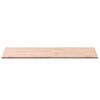 vidaXL Comptoir de salle de bain 100x60x1,5 cm bois massif de h&ecirc;tre