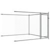 vidaXL Cage pour chien avec portes gris 8x2x1,5 m acier galvanis&eacute;