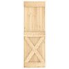 vidaXL Porte NARVIK Naturel 70 x 210 cm Bois de pin massif