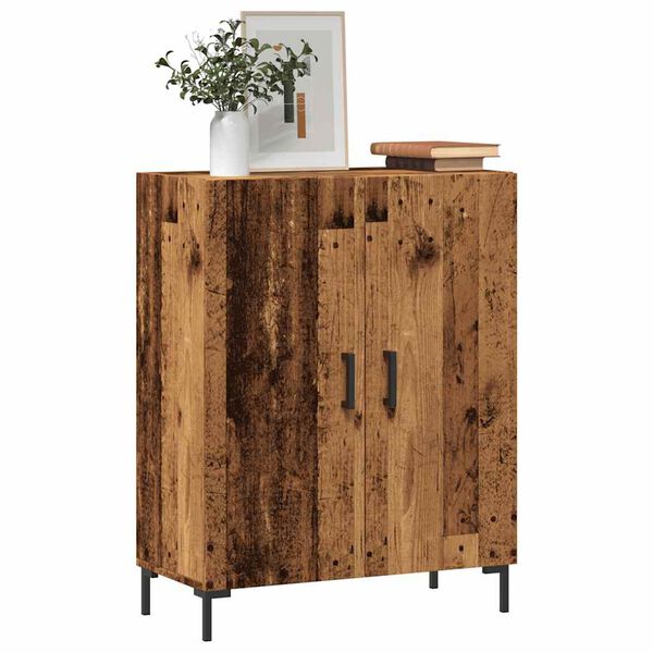 vidaXL Buffet vieux bois 69,5x34x90 cm bois d'ing&eacute;nierie