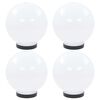 vidaXL Lampes &agrave; LED sous forme de boule 4 pcs Sph&eacute;rique 20 cm PMMA
