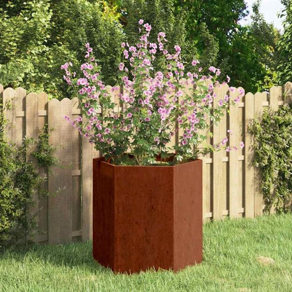 vidaXL Jardini&egrave;re Rouill&eacute; 40x40x45 cm Acier corten