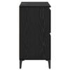 vidaXL Buffets 3 pcs Ch&ecirc;ne noir 60 x 35 x 70 cm Bois d'ing&eacute;nierie