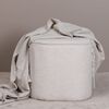 Venture Home Pouf Piff 44x44x41 cm Teddy Blanc