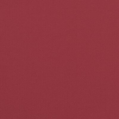 vidaXL Coussin de palette 60x60x12 cm rouge bordeaux tissu