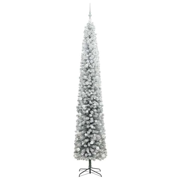 vidaXL Sapin de No&euml;l artificiel Vert 300 cm PVC et acier et plastique